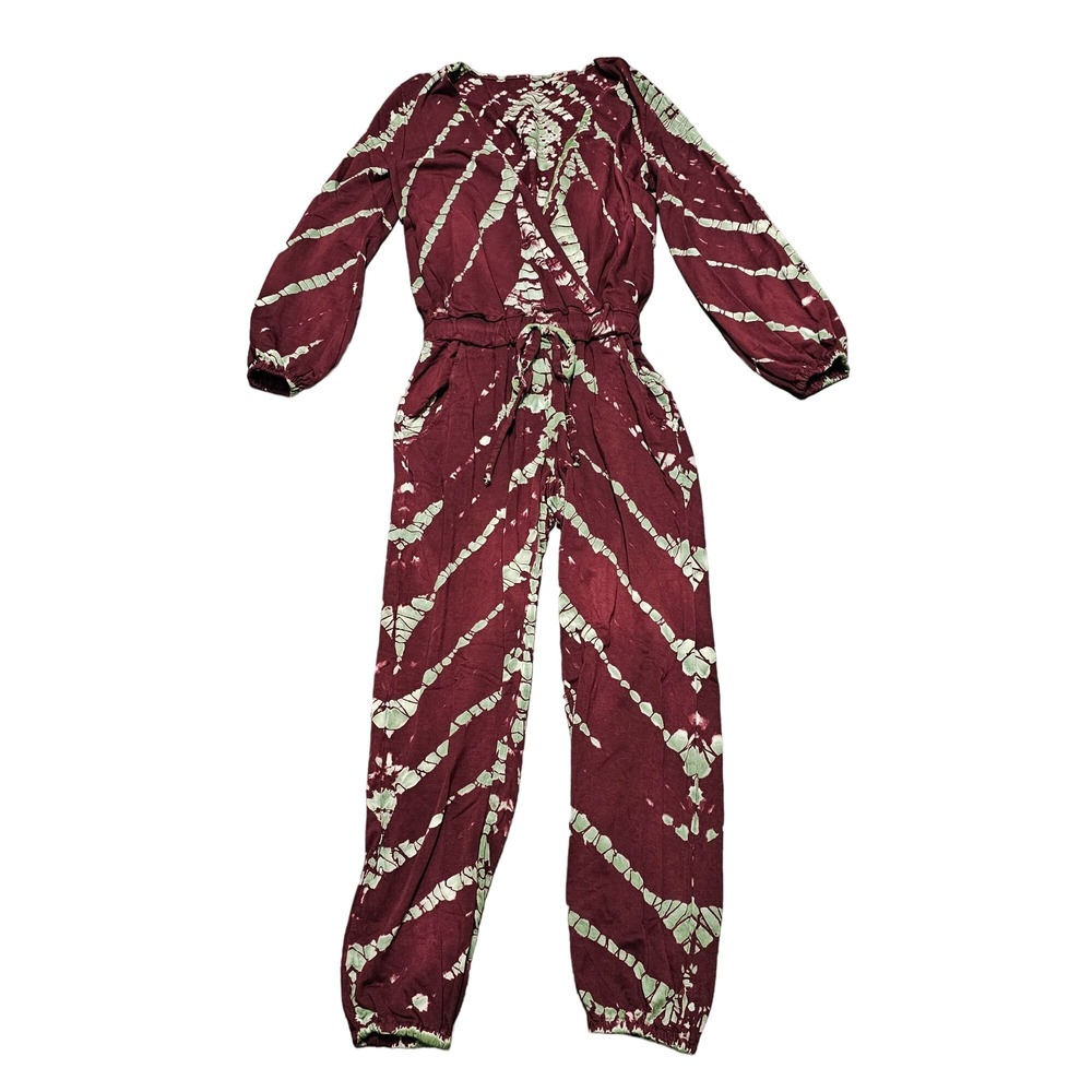 NWT YFB YOUNG FABULOUS & BROKE Foiley Jumpsuit Hedge Savanna S